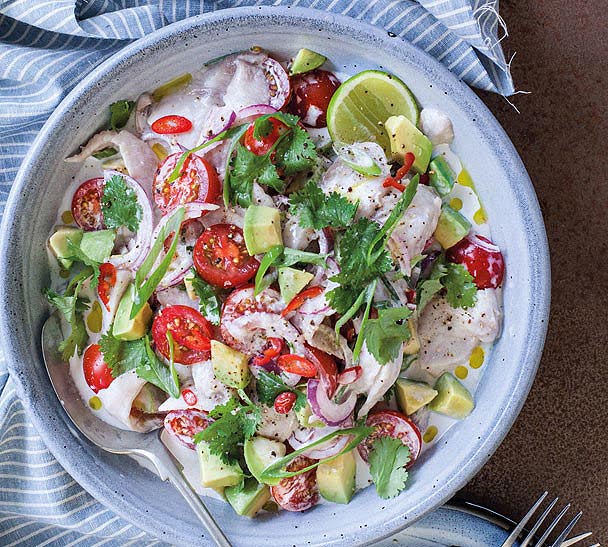 Asitte Pişme Tekniği - En başta gelen örneklerden biri: Ceviche 