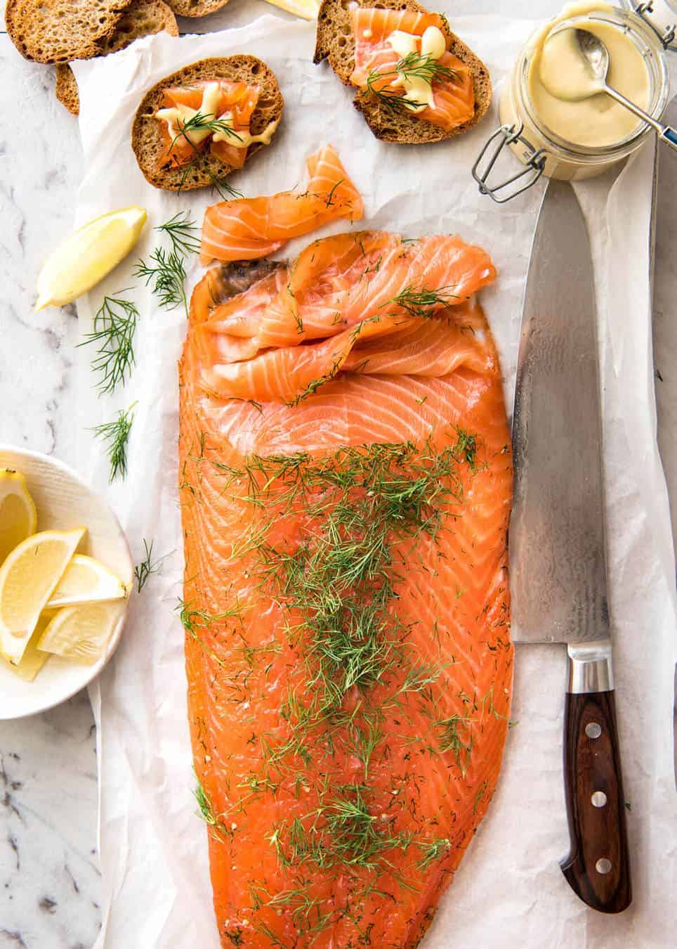 Somon Gravlax Tarifi