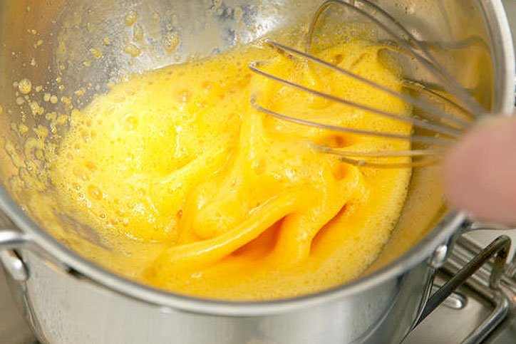 Eggs Benedict Recipe - Making Hollandaise Sauce in Bain Marie