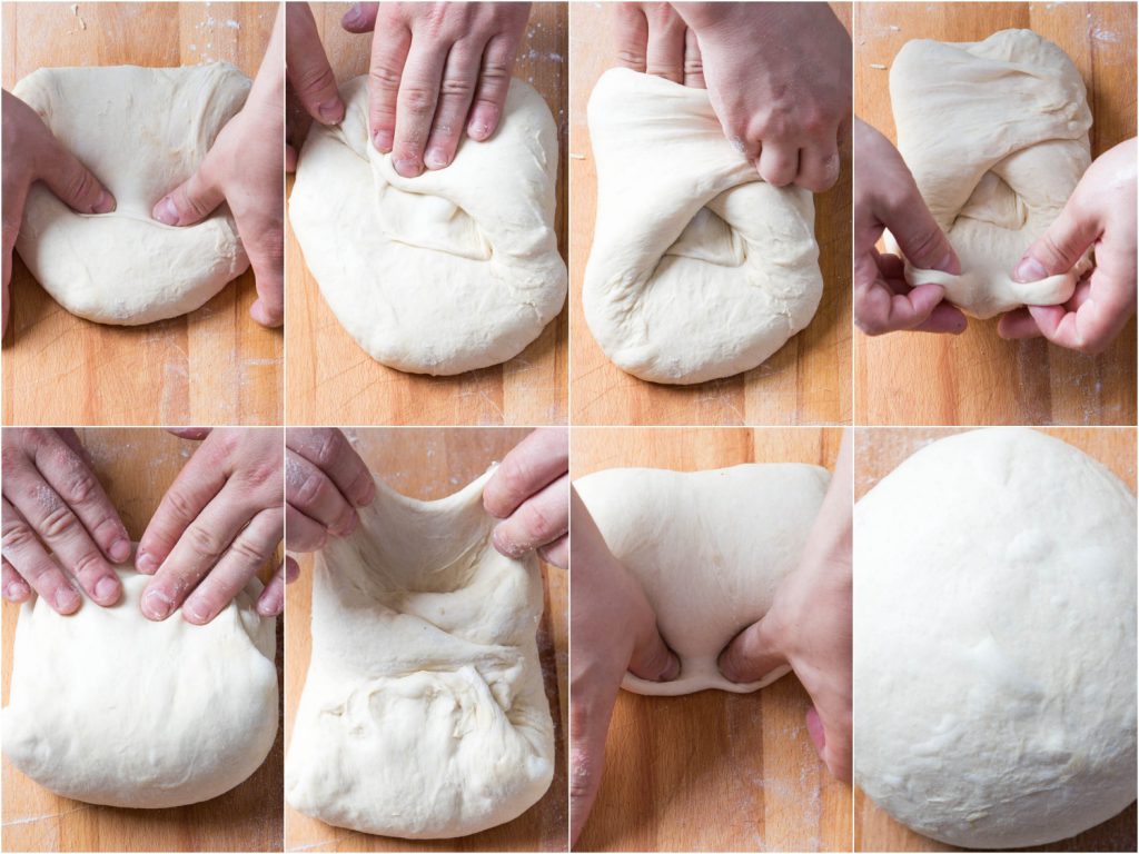 Mini Burger Bread Recipe - Put the dough on the counter and rest after folding it