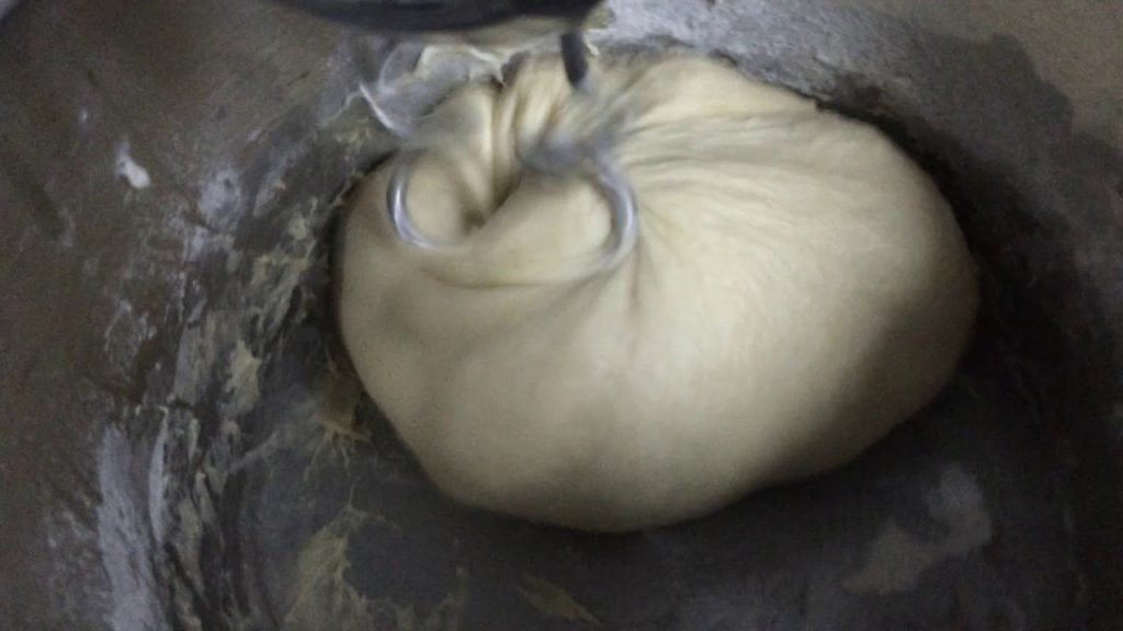 Burek Recipe - Knead the dough by hand or with a hook-on mixer until it is gathered.