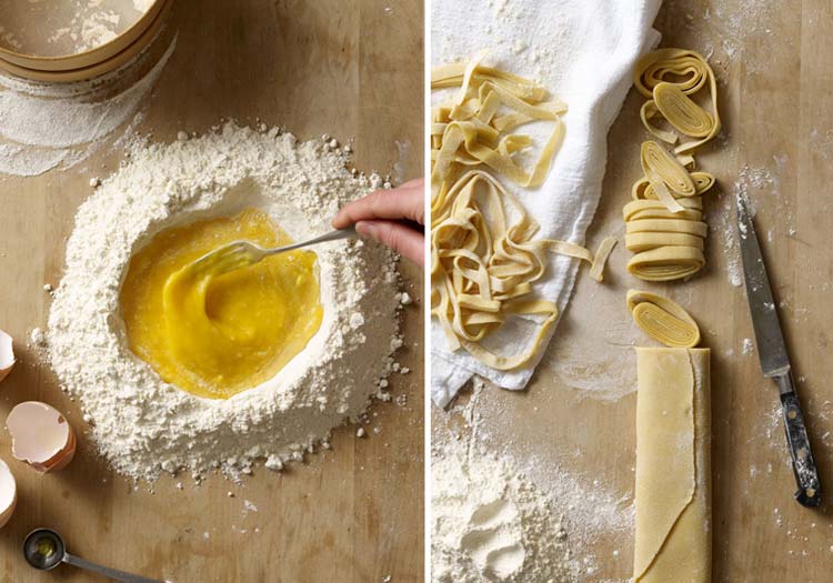 Fresh Pasta Dough Recipe - Cutting Dough